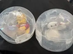 ディズニー　しゃぼりズム！ ガチャ　プーさん　ベイマックス