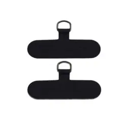 ストラップホルダー6 ブラック 2枚 スマホショルダー 携帯ストラップ 丈夫