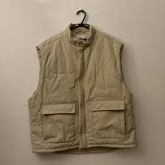 H&M ベージュ ダウンベスト Lサイズ