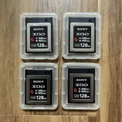 【中古】XQDカード 128GB 4枚