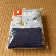 新品未使用UNIQLO ミッフィー柄ライトブルーキッズパジャマ120cm