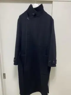 LEMAIRE 25AW WRAP COAT ラップコートXXS WRAP COAT IN WOOL - Black - Double Wool - Unisex | LEMAIRE