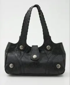 SLY STUDS BIG HAND ハンドバッグ スタッズ アイボリー Y2K - メルカリ