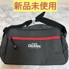 【新品未使用】Dickies ショルダーバッグ ブラック 赤ジップ