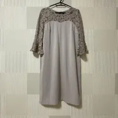 【GIRL】 美品 ワンピース フォーマル ドレス レース シンプル 上品