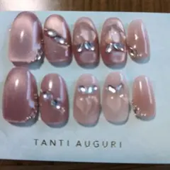 ピンク系ネイルチップ 10個セット