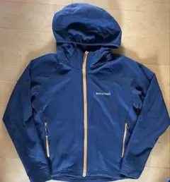 mont-bell フード付きパーカー ネイビー