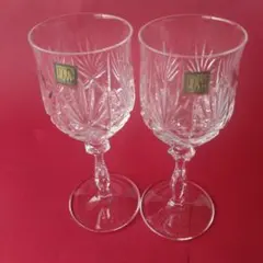 【未使用品 長期自宅保管】HOYA クリスタルワイングラス 2個セット