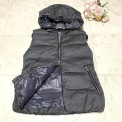 美品 デュベティカ ダウンベスト FEBEDUE カシミヤ ウール 38 - メルカリ