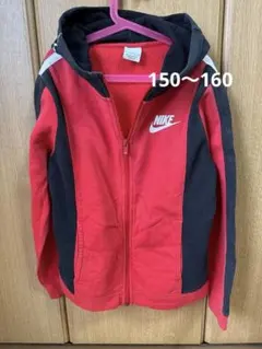 NIKE フルジップパーカー Lサイズ 赤黒
