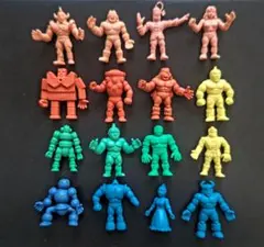 キン肉マン 消しゴム キン消し ミキサー大帝 悪魔将軍 他 肌色 全16体