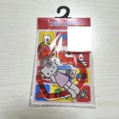 サンリオ　ハローキティ　足長キティ　2連アクリルキーホルダー　ステッカー　ギャル