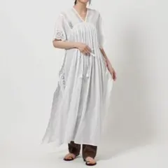 ほぼ新品♪ヌキテパ♪ロングワンピース♪レース♪ガウン♪カーディガン♪インド綿♪ ほぼ新品♪ヌキテパ♪ロングワンピース♪レース♪ガウン♪カーディガン