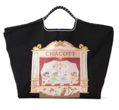 チャコット×ボールアンドチェーン Cat トートバッグＬ ブラック
