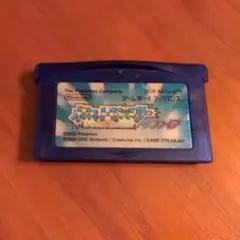 ポケットモンスター サファイア　ゲームボーイアドバンス