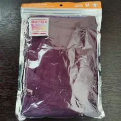 【新品未開封】ユニクロ　ヒートテック長袖Tシャツ M パープル