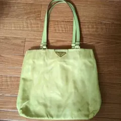 PRADA ライトグリーン ショルダーバッグ