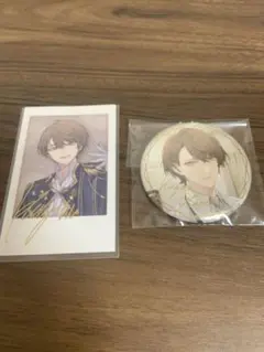 加賀美ハヤト 2021ジューンブライド缶バッジ・5周年記念サイン入りチェキ