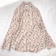 EQUIPMENT FEMME エキプモンフェム　シャツ　ベージュピンク　シルク