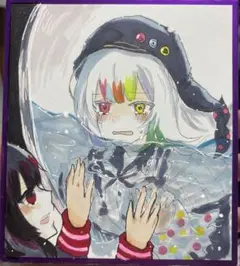 魔法少女ノ魔女裁判　まのさば　城ケ崎ノア　手描きイラスト