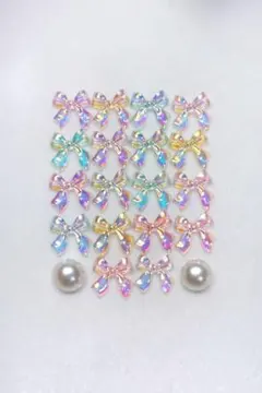 リボン型　ネイルパーツ