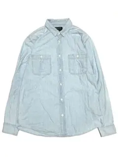 フィルソン シャンブレー CPO 長袖シャツ アメカジ 古着 アウトドア