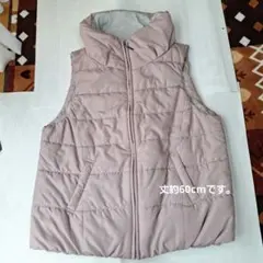 as-idealピンクキルティングベスト Lサイズ