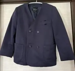 小学生 制服 イートン ダブル 紺 130A フォーマル ジャケット 入学 卒業