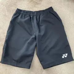 YONEX 黒 ハーフパンツ JP SSサイズ