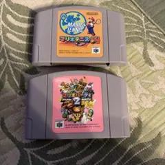 NINTENDO64 マリオテニス64 マリオパーティ2 ソフト2本セット