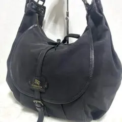 希少✨バーバリーブルーレーベル ショルダーバッグ ホースロゴ ブラック