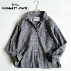 美品 マーガレットハウエル MHL. 丸襟 コットン 長袖ブラウス シャツ L 2026年最新】MARGARET HOWELL レディース 長袖 シャツ・ブラウスの人気