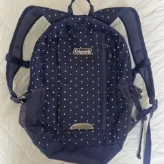 Coleman バックパック リュック ドット柄 ネイビー