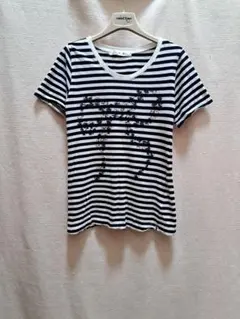 スヌーピー ボーダー Tシャツ 半袖 クルーネックのサムネイル
