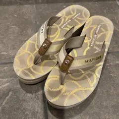 TOMMY HILFIGER 厚底ビーチサンダル ベージュのサムネイル