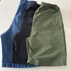 UNIQLOハーフパンツ 3色セット