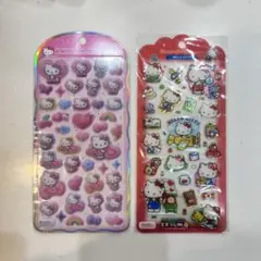 コットンパフィ　キティちゃん　サンリオ　ドロップジュエリーシール