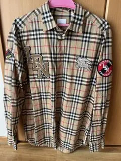 Burberry 半袖シャツ チェック柄 ユニバーサルパスポートXL - メルカリ
