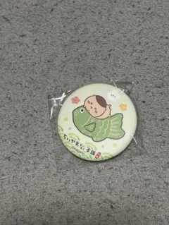 ちいかわ　もぐもぐ本舗川越　缶バッジ　くりまんじゅう