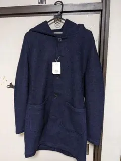 BLUE TORNADO フード付きコート ネイビー メンズコート 秋冬