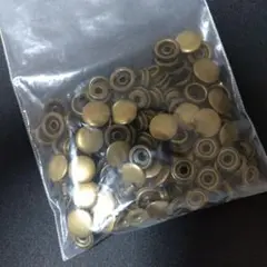 ジャンパーホック15mm　35セット　レザークラフト