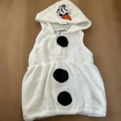美品♡オラフなりきりベスト　コスプレ♡100cm