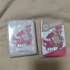 グラードン　デッキシールド&ダメカンケース　セット　海外限定　ポケモンカード