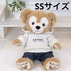 【SSサイズ】ダッフィー 用コスチューム　パーカー＆デニムパンツ