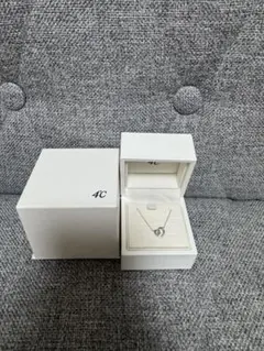 4℃ オープンハートネックレス