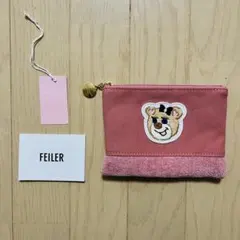 FEILER ポーチ テディ　ピンク　フェイラー