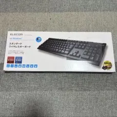 ELECOM ワイヤレスキーボード TK-FDM063TBK