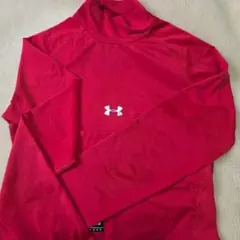 アンダーアーマー赤長袖アンダーシャツ サイズSM UNDER ARMOR UA