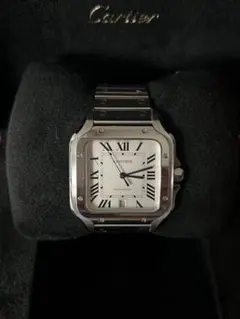Cartier サントスLM WSSA0018 付属品完備 レザーストラップ新品のサムネイル