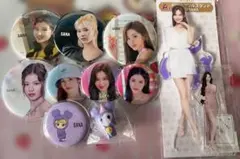TWICE サナ 缶バッジ アクスタセット
